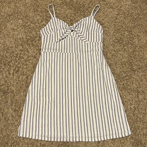 Hollister | Dresses | Hollister Blue And White Striped Spaghetti Strap Dress With Adjustable Straps | Poshmark Hollister | Dresses | Hollister Blue And White Striped Spaghetti Strap Dress With Adjustable Straps | Poshmark